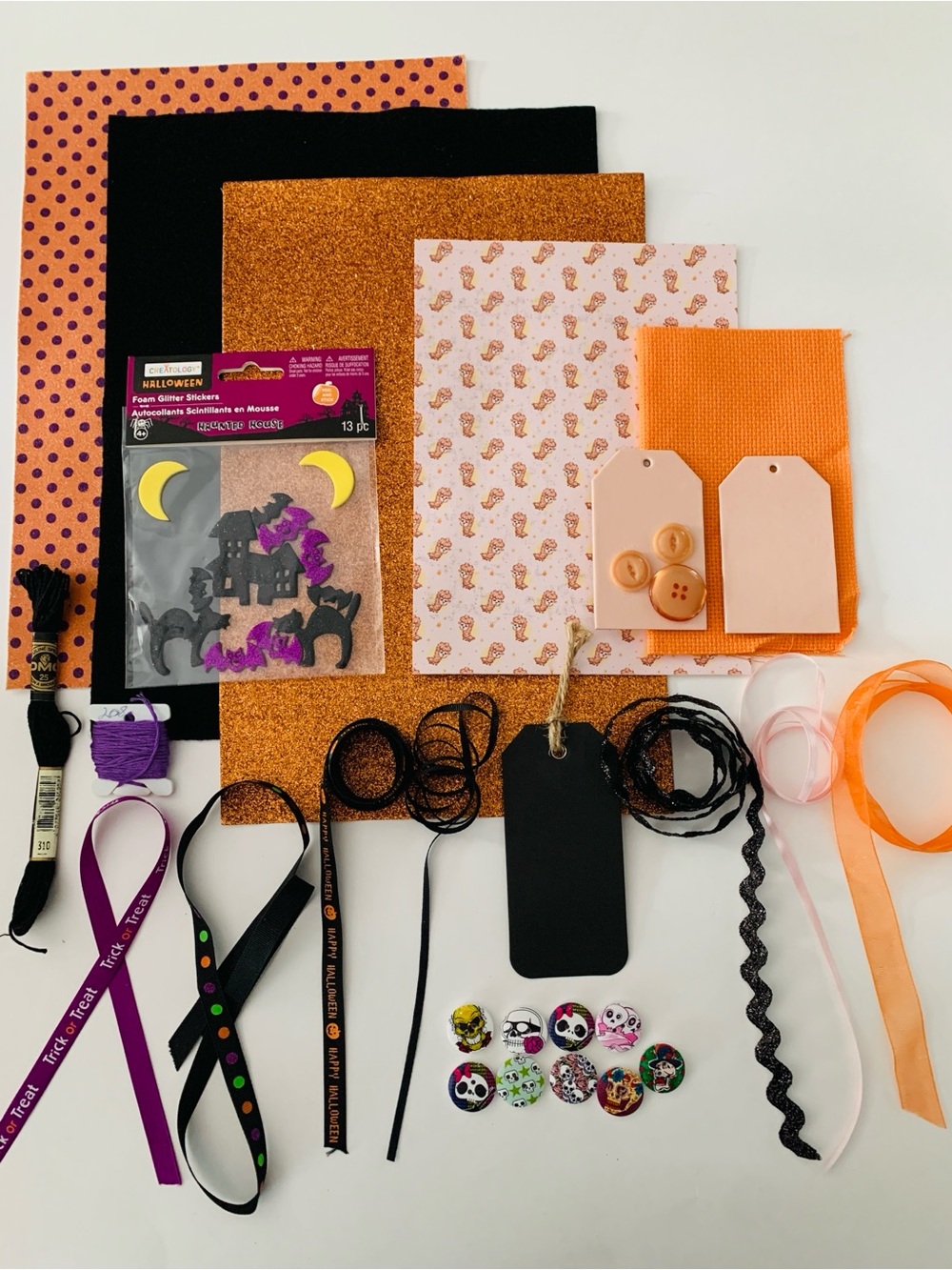Gothic Glam Halloween Ephemera Junk Journal Scrapbooking DIY Kit